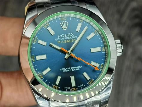 replica rolex milgaus|rolex milgauss black bezel.